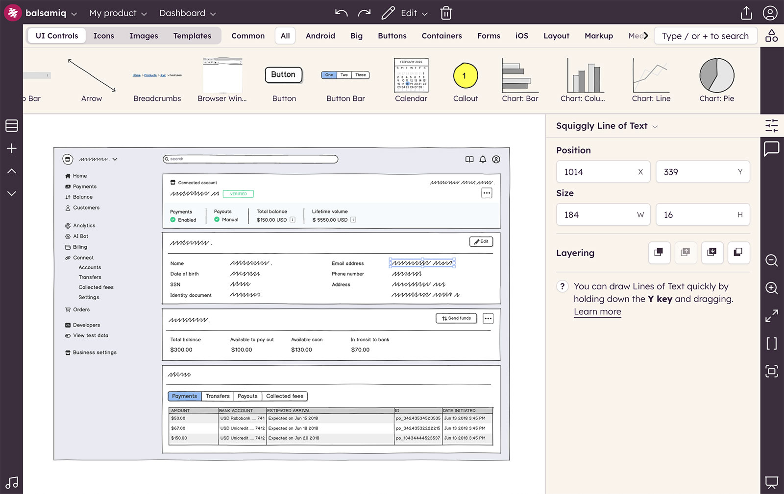 Balsamiq UI Wireframing Tool